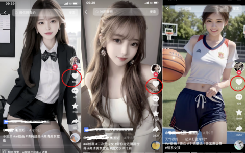 Ai美女起号，抖音蓝海新风口小白无脑复制也能日入300+