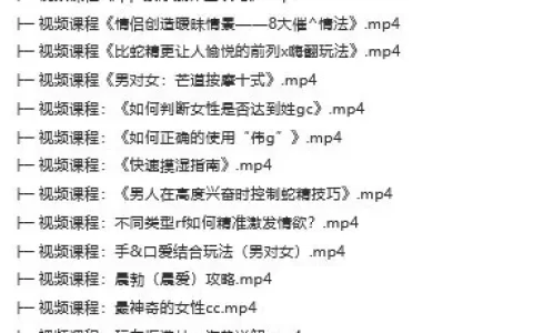 《男性性技宝典视频课》14招实战驭女术——爱抚 按摩 催情 姿势全攻略[mp4](2GB)