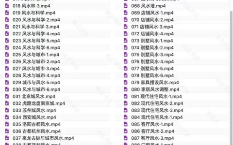中国风水文化100集纪录片