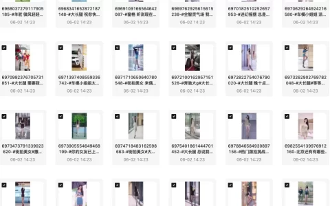 抖音小姐姐视频合集 16000部 45.3GB