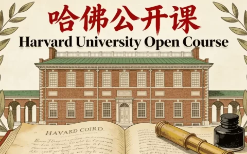 哈佛大学公开课【学完你也是“留学生”】