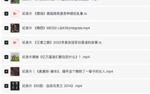 上百部全球被封禁纪录片